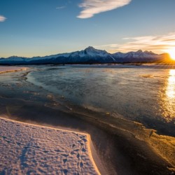 Alaskan Winter Sunset